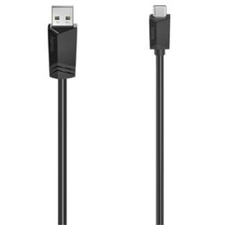 купить Кабель для моб. устройства Hama 200632 USB-C Cable Plug USB-A – USB-C 480 Mbit/s, 1.50 m в Кишинёве 