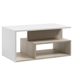 Masuta de cafea Leka oak sonoma / white