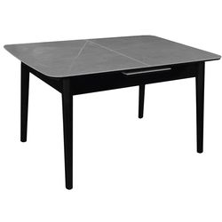 купить Стол Deco Granna Grey + Black Legs в Кишинёве 