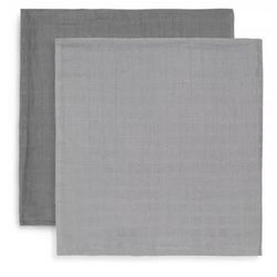 cumpără Accesoriu pentru înfășat Jollein 435-852-65308 Pelinci din bumbac Bamboo Storm Grey, 115x115 cm, 2 buc. în Chișinău 
