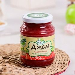 Джем клубничный без сахара горячего розлива Di&Di