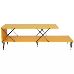 купить Тумба напольная для TV Trendy Strada Galben, 120x40x30cm (GTR000211) в Кишинёве 