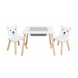 купить Набор детской мебели U-Grow UG-74KINET BEAR (măsuța + 2 scaunele) в Кишинёве 