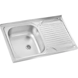 cumpără Chiuvetă bucătărie Asil 25194 pentru masa 800х500 h=100mm -0,4 (stinga) în Chișinău 