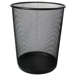 купить Корзина для бумаг 4Life Mesh H350mm Black в Кишинёве 