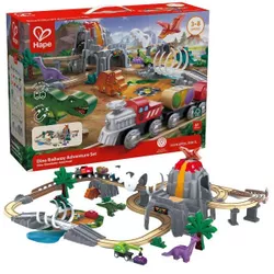 купить Конструктор Hape E3795 Setul Aventura Căii Ferate cu Dinozauri в Кишинёве 
