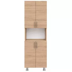 купить Офисный шкаф Mashtab 10633 Dulap 4 usi cu nisa (600x340x1900) Sonoma в Кишинёве 