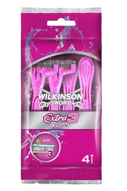 Бритвы для женщин Extra3 Beauty, 4 шт, 3 лезвия