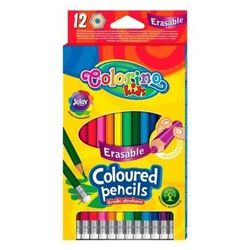 Creione colorate cu radiera12 buc. Colorino