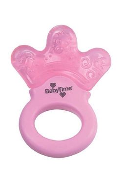 Зубное кольцо Baby time с жидкостью и ручкой, с 6 месяцев BT204