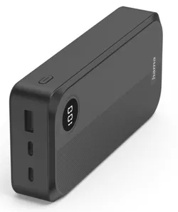 купить Аккумулятор внешний USB (Powerbank) Hama 201755 Power Pack 20000 mAh, 3 outputs: 2 x USB-C, 1 x USB-A, black в Кишинёве 