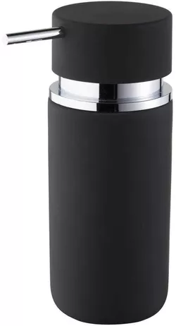 cumpără Dozator săpun Bisk 06593 rotund, negru. (ceramica) în Chișinău 