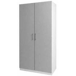 cumpără Dulap Mashtab 12244 FLEXO M3 alb uși gri 1000x530x2200 în Chișinău 
