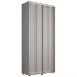 cumpără Dulap Mobildor-Lux Compact uși glisante PAL cu ornament linii (120x45x220H cm) Grey în Chișinău 