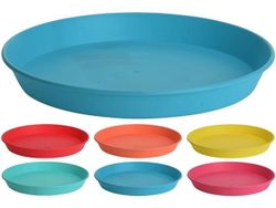 Набор тарелок глубоких EH 6шт 22.5cm, пластик, 6 цветов