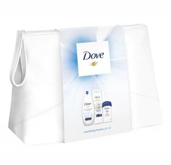 Подарок DOVE WOMEN WOMEN ORIGINAL (гель для душа 250 мл + лосьон для тела 250 мл + стик 40 мл) + бесплатная сумка
