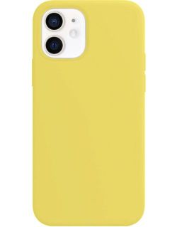 Чехол Screen Geeks Soft Touch iPhone 12 mini [Yellow]