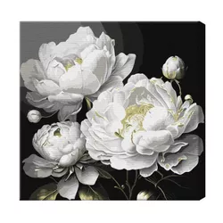 cumpără Tablou pe numere Ideyka KHO3237 40x40cm Eco, Frumusetea ireprosabila cu vopsele metalic în Chișinău 