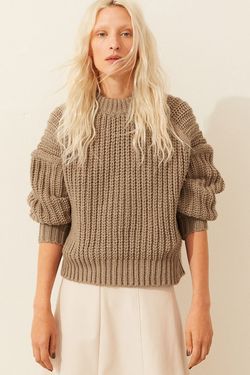 Трикотаж H&M Темно бежевый