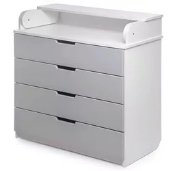 купить Комод-пеленатор PernaMea HappyBaby 900 MDF Light Grey (114455) в Кишинёве 