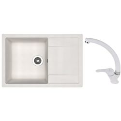 купить Мойка кухонная со смесителем Dr.Gans Techno 760 + SanDonna F 1069 alb в Кишинёве 