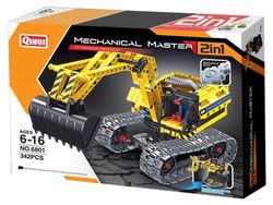 6801, XTech Bricks: 2in1, Construction Excavator & Robot, 342 pcs