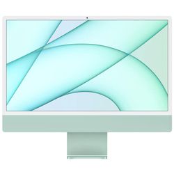 cumpără Monobloc PC Apple iMac 24" 2021 Retina 4.5K M1 256GB 8GPU Green MGPH3 în Chișinău 