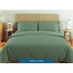 cumpără Lenjerie de pat Relaxe Home Lenjerie de pat Soft Dreams (EURO) (200x220) (Green-Gray) în Chișinău 