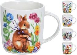 cumpără Veselă Promstore 17097 Чашка с пасхальным рисунком 370ml, 4 дизайна, фарфор în Chișinău 