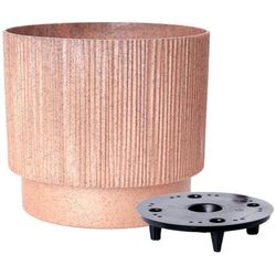cumpără Ghiveci pentru flori Aleana 128031 Oslo cu insertie d30 cm, caramel în Chișinău 