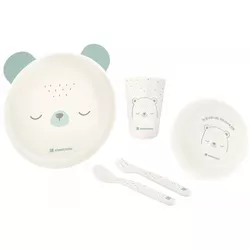 cumpără Seturi pentru hrănire bebelușilor Kikka Boo 31302040135 Set de hranire din plastic Bear with Me Mint în Chișinău 