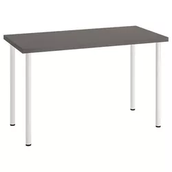 купить Офисный стол Ikea Lagkapten/Adils 120x60 Grey/White в Кишинёве 