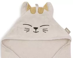 cumpără Accesoriu pentru baie Jollein 534-514-68134 Prosop cu gluga Terry Charlie Cat, 75x75cm în Chișinău 