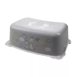 купить Детский горшок Bisk 08319 Taburet inaltator pentru copii Zebra, antiderapant, gri в Кишинёве 