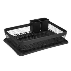 cumpără Uscator pentru vase 5five 52038 Uscator pentru vesela metal Five 43X32X13.5cm, suport, negru în Chișinău 