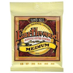 купить Струна для музыкального инструмента Ernie Ball 2002 Earthwood Bronze - Corzi Chitară Acustică в Кишинёве 