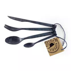 купить Посуда походная Kupilka 971753 KCUTM0 Набор столовых приборов 4pcs (blueberry) в Кишинёве 