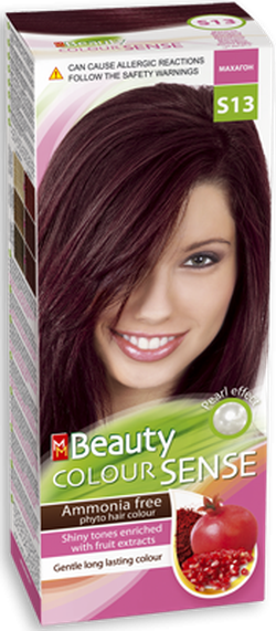 Vopsea p/u păr, SOLVEX MM Beauty Sense, 125 ml., S13 - Mahon