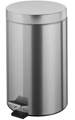 купить Урна для мусора Bisk 01017 cu pedala 20L inox, crom mat, BISK в Кишинёве 