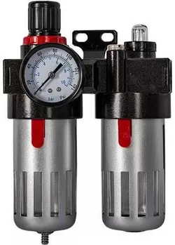 cumpără Compresor Profmet 815163 Unitate de tratare a aerului in doua etape cu reductor si manometru 1/4 în Chișinău 