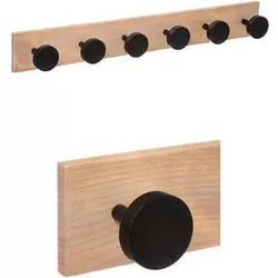 купить Вешалка для одежды 5five 50098 настенная на 6 крючков 58x7x8cm в Кишинёве 