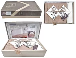 cumpără Textile de casă Promstore 57065.2 Lenjerie de pat 2pers NewHome Pike Caphichino cu broderie în Chișinău 