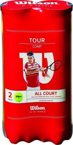 Мяч для большого тенниса (8 шт.) Wilson Tour Comp 4TBALL CAN2PK WRT102602 (5679)