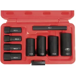 купить Набор головок, бит, насадок JTC JTC-4297 набор головок для снятия секреток, 9 предм. в Кишинёве 