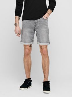 Шорты ONLY&SONS Серый джинс