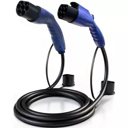 купить Зарядная станция EvDrive EV-T2-GBT-11KW, Type 2 - Зарядный кабель GB/T (с вилками), 11 кВт, 32 А, 400 В (трехфазный) в Кишинёве 