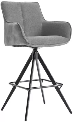 купить Барный стул Deco Queen B2193 Grey в Кишинёве 