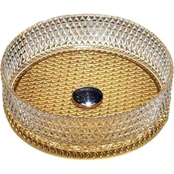 купить Раковина SanDonna ST-GL04D din sticla pe blat rotund Auriu в Кишинёве 