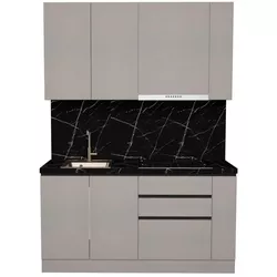 cumpără Mobilă pentru bucatarie ArtFlame GOLA New Grey (1.6 m.l.) în Chișinău 