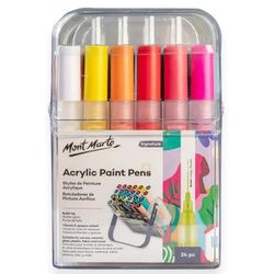 cumpără Set de creație Mont Marte MPN0236 Set markere acrilice Signature, vârf 3 mm, 24 buc în Chișinău 